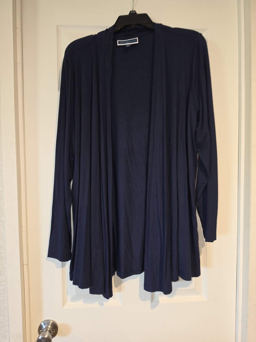 Karen Scott Navy Women's Cardigan